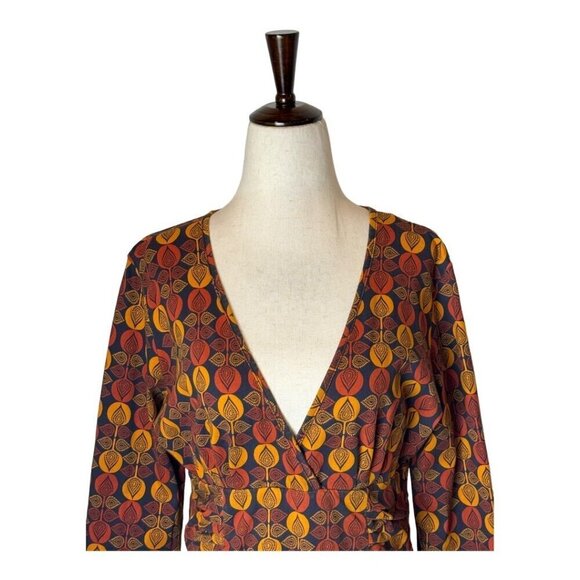 Patagonia Dress Women Medium Orange Bijou‎ Dot Bengal Margot Mini Athleisure - Picture 4 of 10